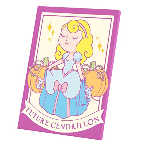 Toile Cendrillon Princesse Décoration Murale Conte de Fées pour Chambre Enfant