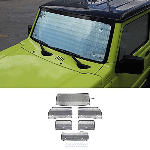 Pare-soleil pour Suzuki Jimny 2019-2024 - Lot de 6 protections vitres voiture