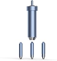 Vista 2 de Cricut Foil Transfer Kit, Includes 12 Foil Transfer Sheets, 3 Cricut Tools in 1 with Interchangeable Tips (Fine, Medium & Bold), Tool Housing &