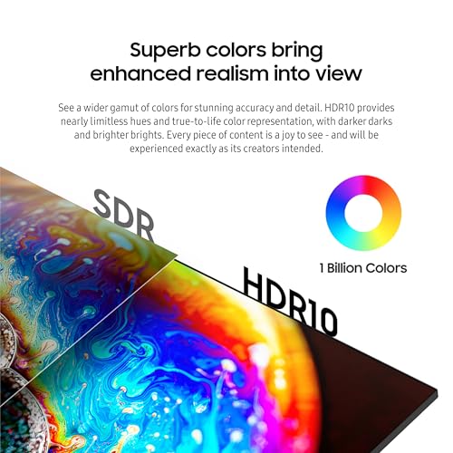 Image of Samsung 34-Inch ViewFinity S65VC Series Ultra-WQHD Curved Computer Monitor, 100Hz, AMD FreeSync, HDR10, USB-C, Built-in Speaker, Camera, KVM Switch, Eye Care, Eco-Packaging, LS34C650VANXGO, Black