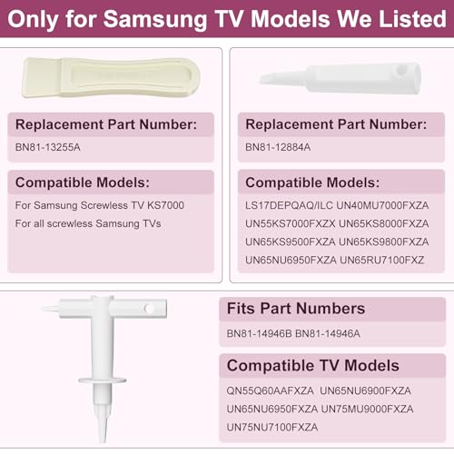 3 Pack BN81-13255A BN81-14946B BN81-12884A BN81-14946A TV Opening Jig Tool for Samsung TV, Service Jig-Back Open Accessory P-jig-2017 Television Repair Part, No Screw TV Rear Back Covers Dismantle