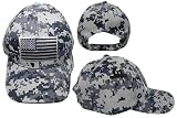 Trade Winds USA Patch Tactical Navy Blue ACU Digital Camo Embroidered Cap CAP610NC Hat