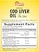 Sundance Norwegian Cod Liver Oil | 100 Softgels | with EPA and DHA | Good Source of Vitamins A & D | Non-GMO and Gluten Free Supplement