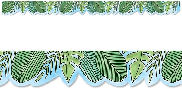 CTP Jumbo Leaves EZ Border for Classroom Bulletin Board Border for Classroom (Creative Teaching Press 10513), total of 96ft border (2 X 48ft borders)