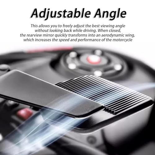 Espejos retrovisores nítidos y ajustables para Ducati Multistrada V4 S con resistencia excepcional 8