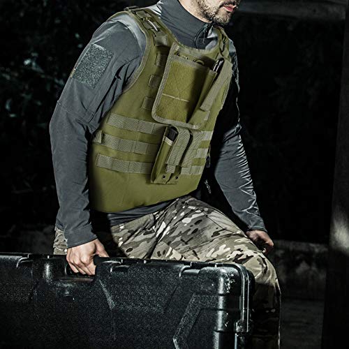 Frtkk Tactical Single/Double Pistol Mag Pouch Outdoor Molle Open-Top Magazine Pouch For Glock M1911 92F #TOP5