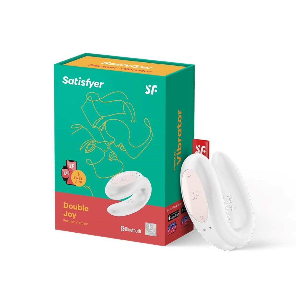 Satisfyer Double Joy Connect vibrations intenses et contrôle par application mobile - 7