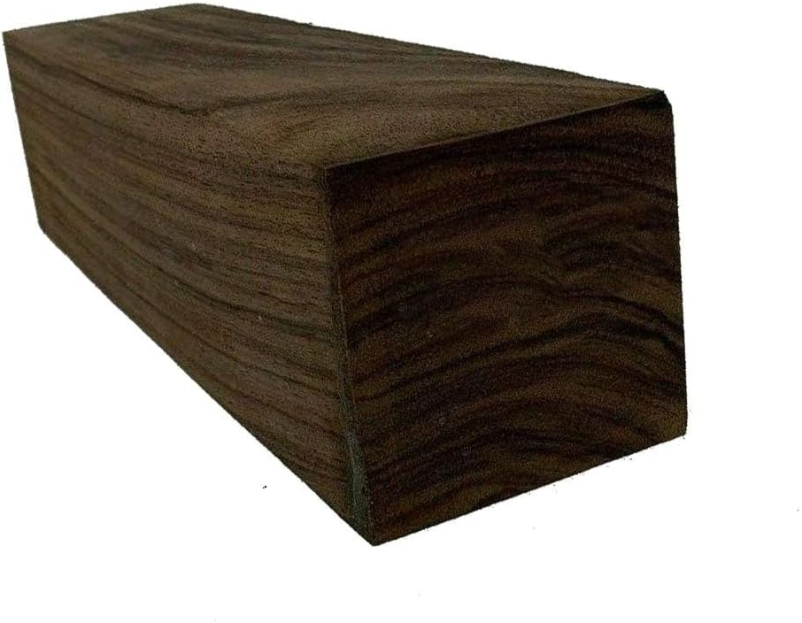 Exotic Wood Zone East indain Rosewood Pepper Mill Blanks 3" x 3" | Turning Wood Blanks | Square Blanks | Wood Blocks (1, 3" x 3" x 25")