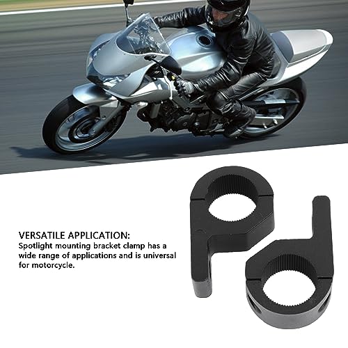 Grcfumo 1 par de braçadeira de tubo de refletor LED, braçadeira de luz LED de liga de alumínio, braç