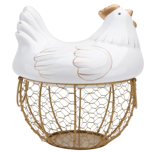 Cesta para almacenar frutas y aperitivos grande con estructura de hierro resistente para casa 2