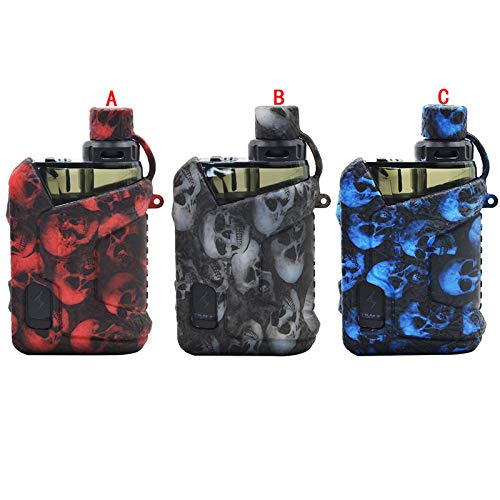 tui de Protection pour Cigarette lectronique Geekvape aegis Hero kit  Device Holster tui en Silicone Cover Shield Wrap Skin avec Cordon (Blue  Skull) : Amazon.fr: High-Tech