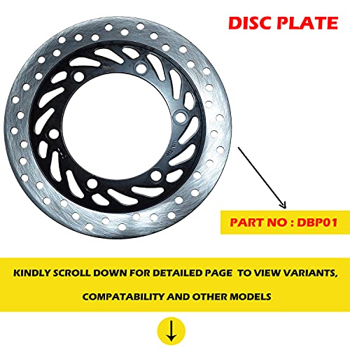 Image of NIKAVI DBP01 Front Brake Disc Plate Compatible For Honda Unicorn (Front) / Honda Shine Old