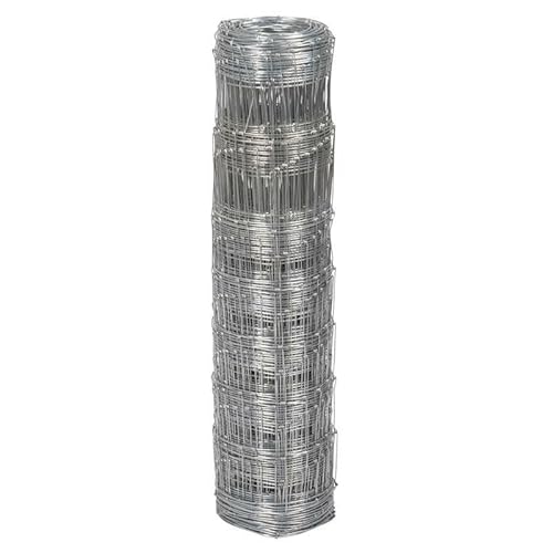 Galvanised L8/80/15 50M Stock Fence Farm Sheep Cattle Fencing Net Mesh