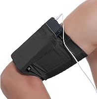 Vista 5 de Brazalete deportivo universal para todos los teléfonos. Brazalete para teléfono celular para correr, entrenamiento físico y gimnasio