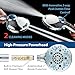 AquaCare High Pressure 10 Spray Mode Filtered Showerhead - Handheld Shower Head Filters Chlorine to Heal Dry Skin, Revive Hair - Dual Power Wash Cleans Tub, Tile, Pets - Hard Water Softener, Chrome