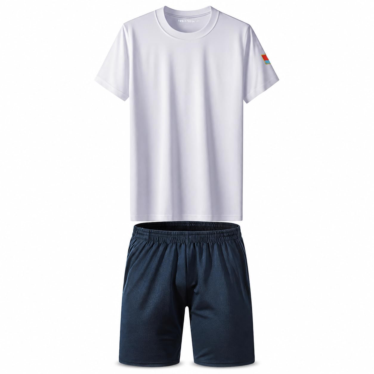 Set Atletico Tuta Sportiva Estiva, Bianco, Bianco, A