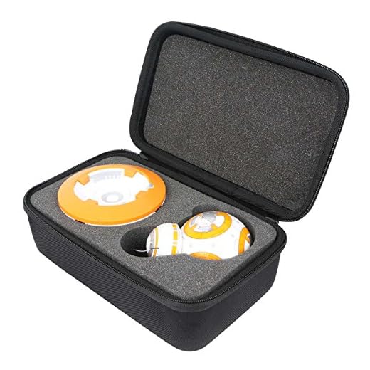 khanka Hårt fodral bärväska för Sphero BB-8-app aktiverad Droid autentisk rörelse robot.