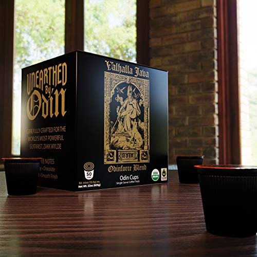Death Wish Coffee Valhalla Java Single Serve Pods - Extra Kick Of Caffeine - Dark Roast Coffee Pods - Made With Usda Certified Organic Fair Trade Arabica And Robusta Beans (50 Count) #TOP2