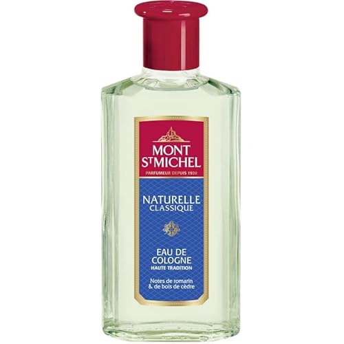 Eau de Cologne Classique - Mont St Michel 250ml | Fraîcheur Naturelle d'une Marque Historique | Parfum Corps Authentique et Raffiné | Hygiène et Beauté - Le Lot De 3