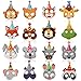 16 Pcs Animal Birthday Party Favors Masks for Kids Safari Animal Masks with 16 Different Animal Faces for Petting Zoo Theme Birthday Party Halloween Masks Dress-up Party Supplies Photo Props