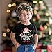 Family Christmas Shirts Merry Christmas Matching Outfits Xmas Graphic Tees Holiday Short Sleeve Tops