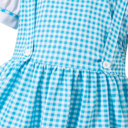 Disfraz Completo Princesa Cuadro Azul 5-6 Años Niñas miniatura 5