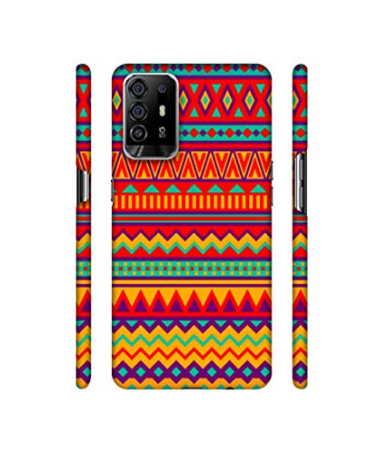 Image of Amazon Brand - Solimo Designer Multicolor Rangoli Art 3D Printed Hard Back Case Mobile Cover for Oppo F19 Pro Plus 5G / Oppo A94 5G