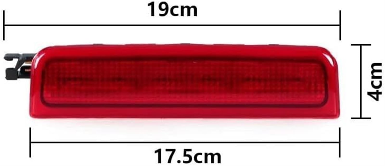 Generico Luce freno Terza luce di arresto del freno a montaggio alto Luce livello per auto per VW per Caddy 2003-2015 2K0 945 087C Lampada a Terzo 3o