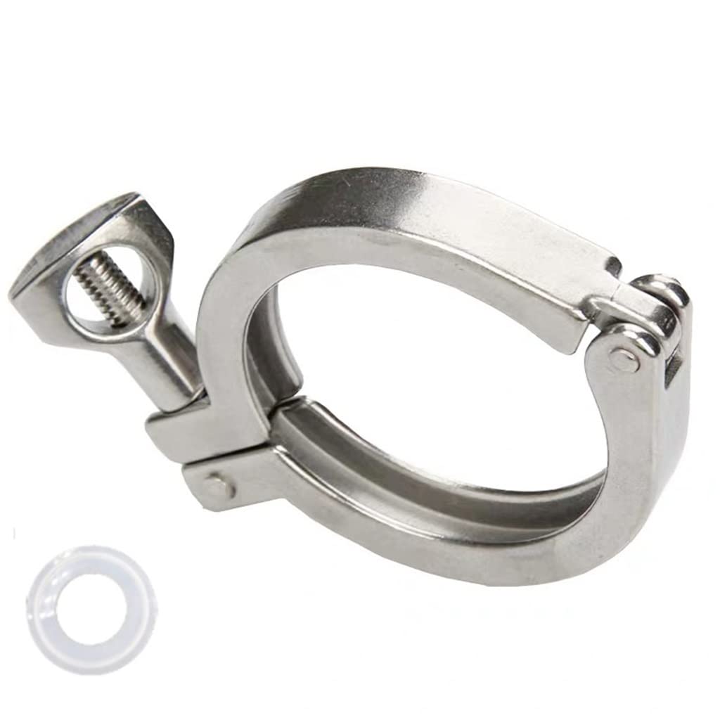 Vividcrate One Color 304 Sus Tri Clamp Ferrule - Heavy Duty Sanitary Fitting(154Mmx168mm)