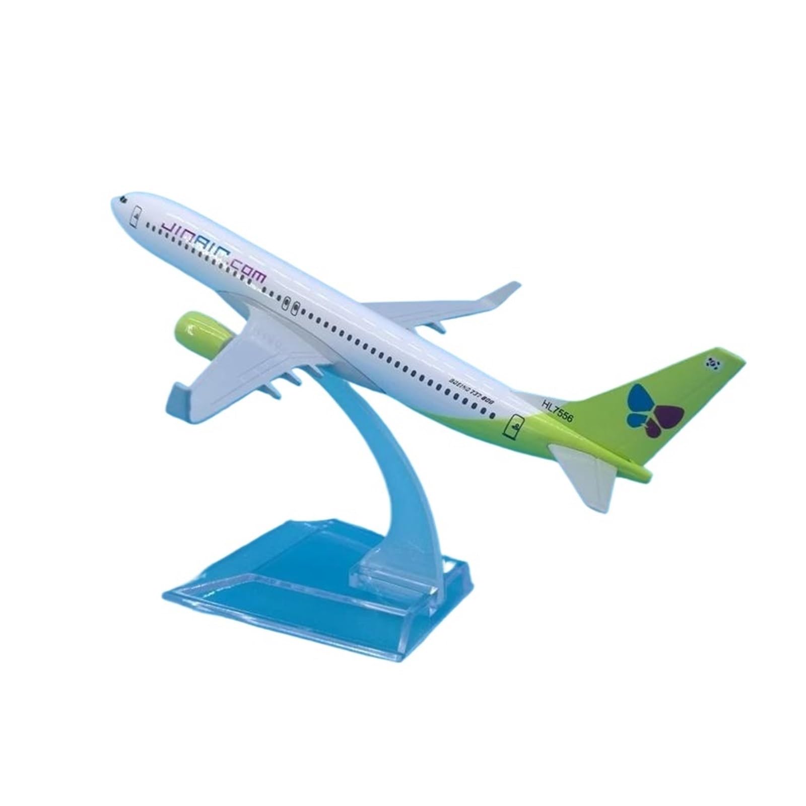 Must-have dla kolekcjonerów 1/400 dla 16CM B737 Jin Air Airlines Model samolotu Klasyczny samolot ze stopu Diecast Plastikowy samolot zabawkowy Model zestawu do budowania