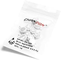 Vista 8 de CHANZON 10 piezas de chips LED de alta potencia en placa 3W azul (400mA - 500mA / DC 3V - 3.4V / 3 vatios) Diodo de emisor de luz SMD COB