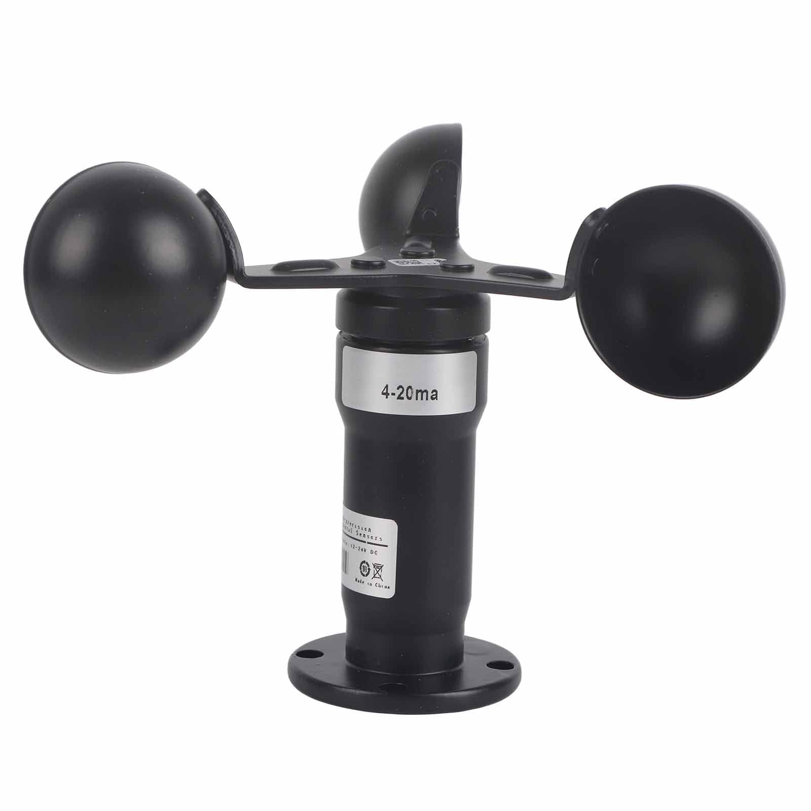 Sensore di velocità del Uscita segnale a impulsi 4-20 mA Sensore di velocità del in lega di alluminio Anemometro Rivelatore di velocità del