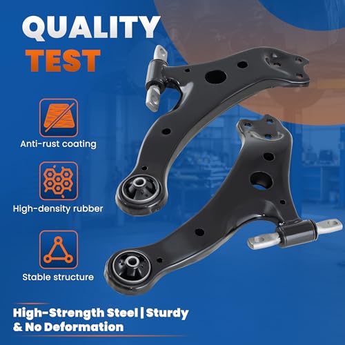 Image of KUIPERAUTO 4PCS Front Lower Control Arm Ball Joint Assembly Compatible With 2004-2008 Acura TSX Compatible With 2003-2007 Honda Accord K640289 K640290