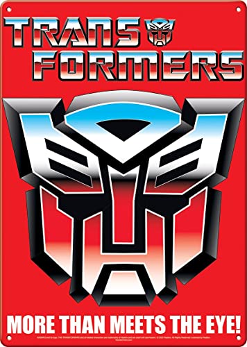 Ata-Boy Plaque en métal Transformers, Autobot, taille 21 x 29,2 cm