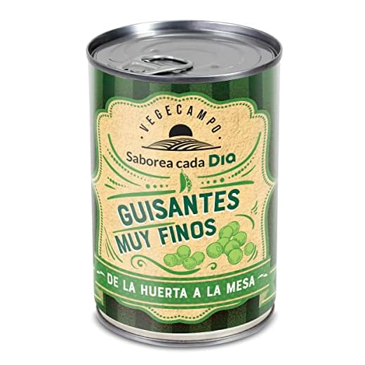 DIA VEGECAMPO guisantes muy finos lata 250 gr