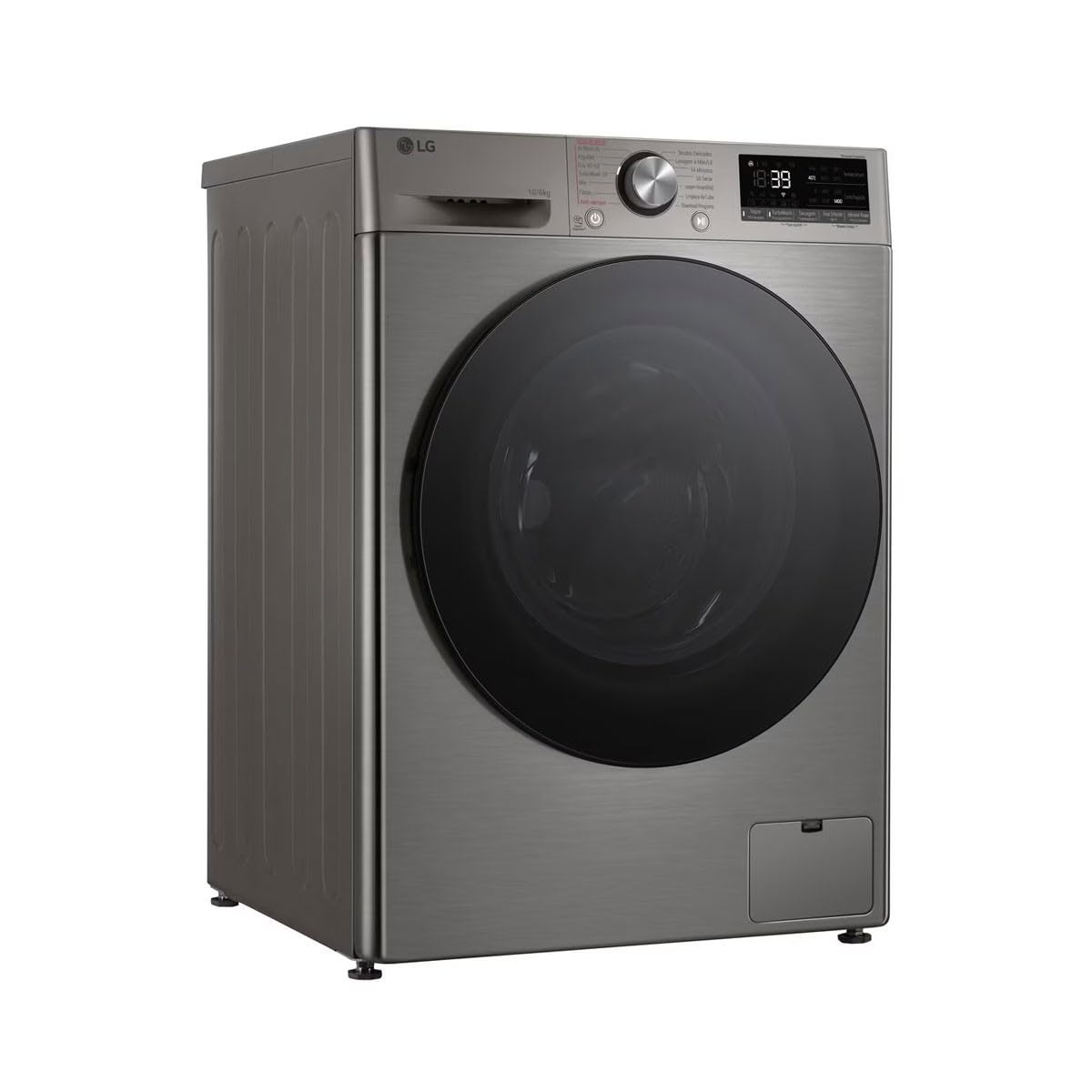 LG Lavadora y Secadora F4DR7010SGS 10 Kg Gris