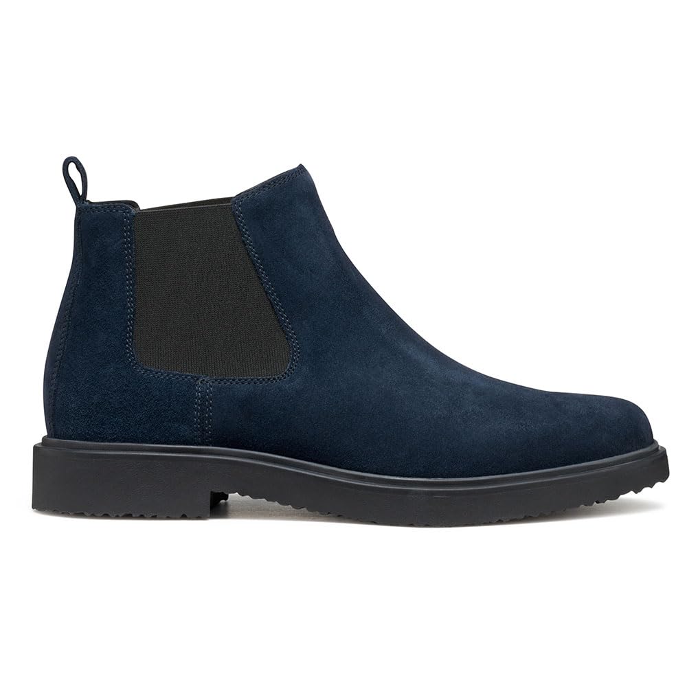 Geox Botas para hombre U Massimiano, azul marino, 45 EU, azul marino, 45 EU