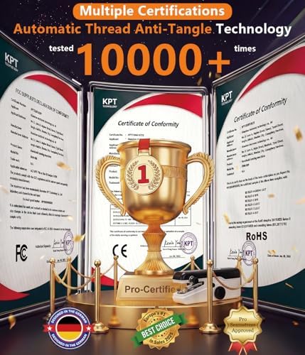2026 Upgraded Handheld Sewing Machine 【Anti-Tangling・Tested 10000+】, Black Detail
