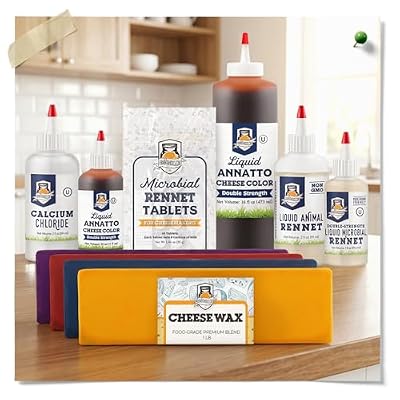 Microbial Rennet For Cheese Making | Vegetarian Rennet Tablets | Milk Coagulant | Vegan Cheese making | Shelf-Stable Rennet Tablets, Perforated For Easy Use