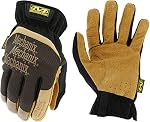Mechanix Wear: Durahide Cuir FastFit Gants de travail avec Cuff élastique pour un ajustement sûr, Gants utilitaires pour une utilisation polyvalente, Résistant à l'abrasion, Gant de sécurité pour les hommes (Brown, X-Large)