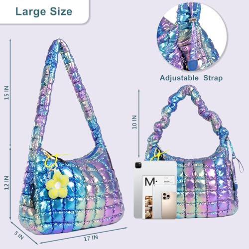Bolso Tote Acolchado Puffer para Mujer miniatura 4