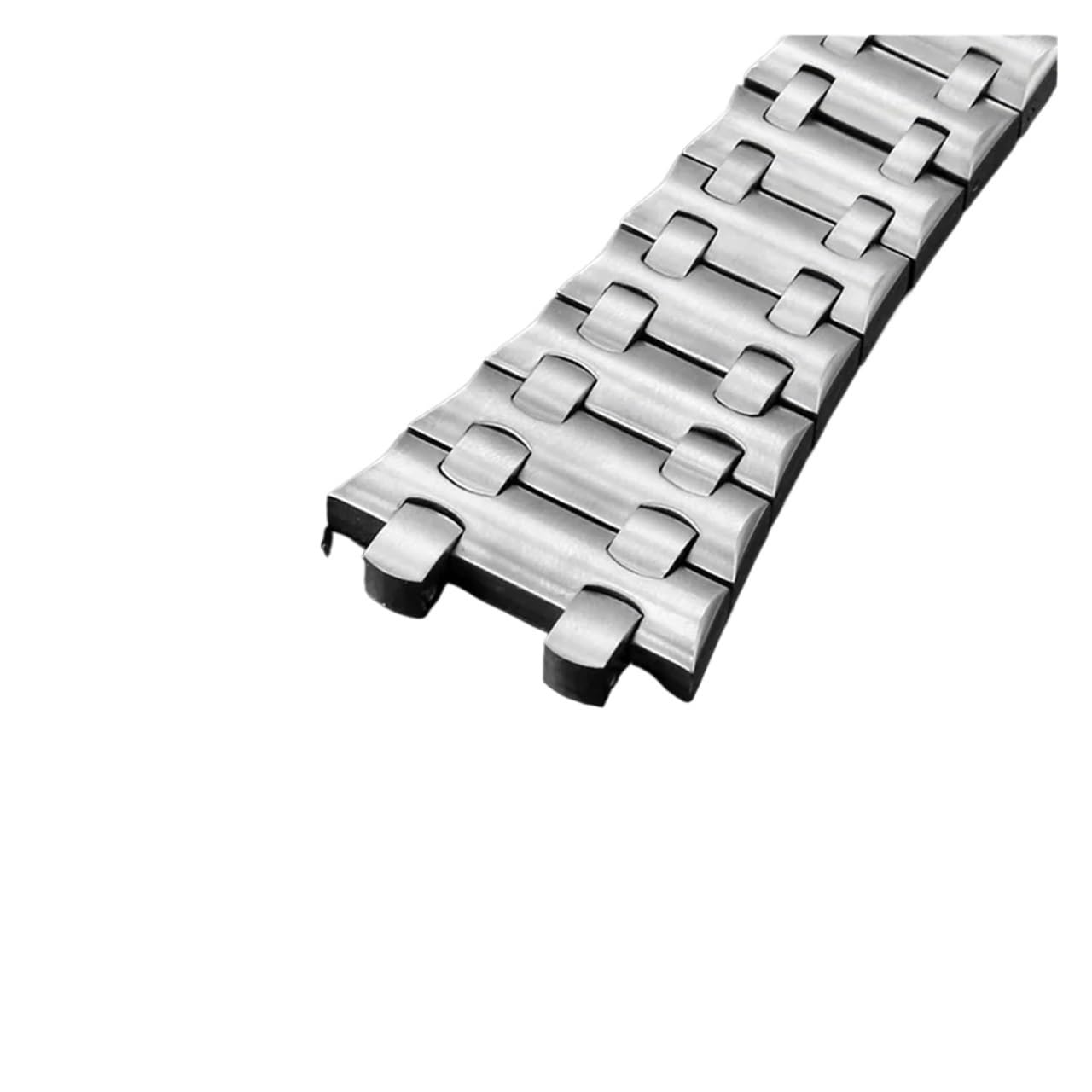 Genérico Correa de reloj de acero inoxidable de 28 mm compatible con AP15710 AP26470 Audemars Piguet Royal Oak Correa de reloj for hombre Accesorios de pulsera