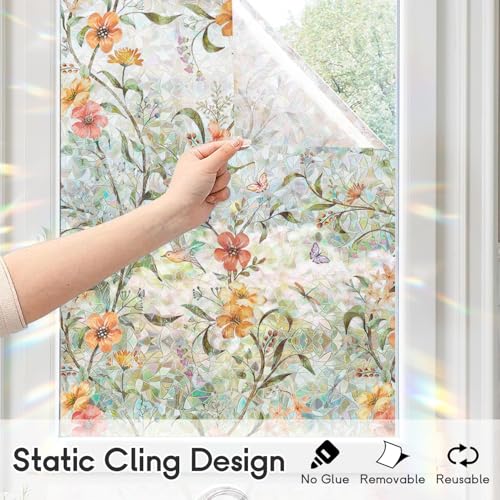 Película de Vinilo Decorativa para Ventana 17.7 x 78.7 pulgadas miniatura 4