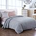 Royhom Duvet Cover for Weighted Blankets 48 x 72 Inches - Removable Weighted Blanket Cover - Soft Minky Dot, Gray