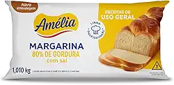 Margarina Uso Geral 80% com Sal Amélia 1,01Kg
