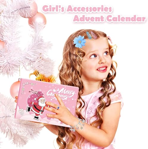 Advent Calendar 2026 Christmas Countdown DIY Cute Cat Charms Bracelet Fashion Christmas with Bracelets Necklace and 22 Unique Charms Jewelry Set for Girls, Teens,Women,Adults — view 5
