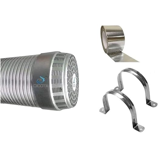 OICOTA Chimney Exhaust Pipe Expanded up to 10 ft 4 INCH PIP