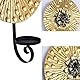 2 Stück Wandhalter für Kerzen,Wandkerzenhalter Metall Gold,Kerzenständer für Wandmontage,Wand Kerzenhalter für Deko