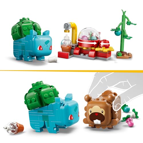 LEGO Pokémon 72155 Set de construction compatible SMART Play™ Bulbizarre et Keunotor Délice de baies Dès - vue 4