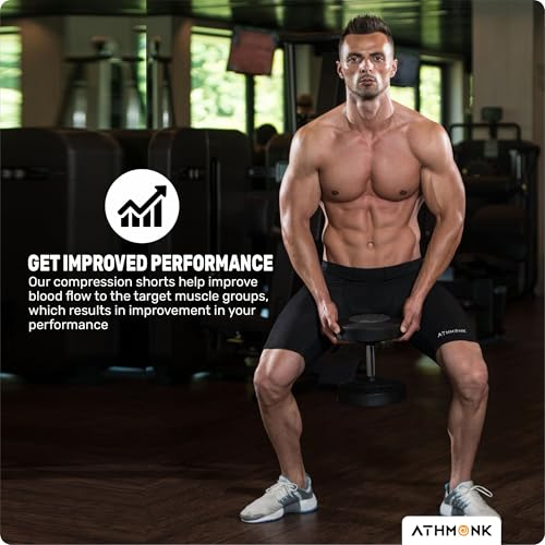 Image of 4-Way Lycra Compression Shorts for Men | Tight Skin Fit, Non Padded | Cycling Running Workout Gym Cricket Football Sports | Tummy Tuck Recovery Muscle Support | Quick Dry Anti-Chafe